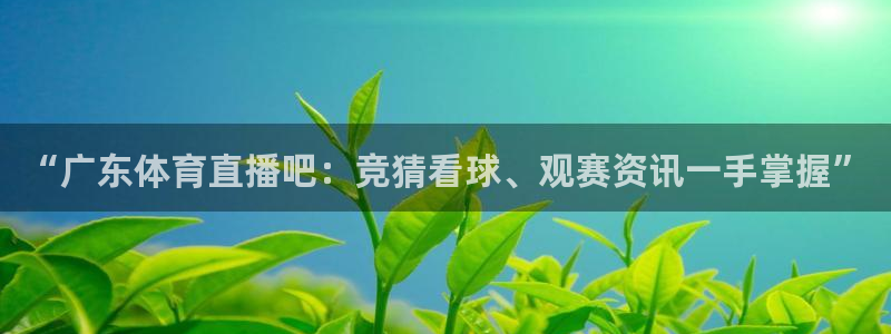178体育免费直播视频：“广东体育直播吧：竞猜看球、观赛资讯一手掌握”